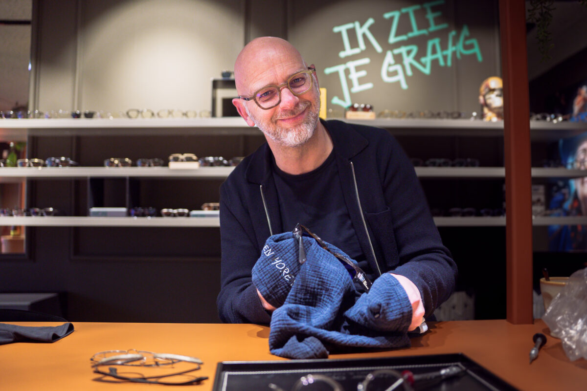 Wouter aan de counter