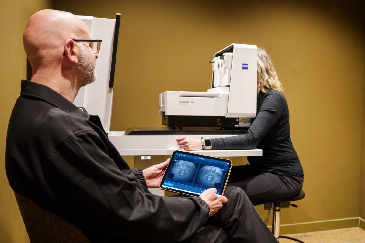 Oogmeting met Zeiss Visucore 500 refractor